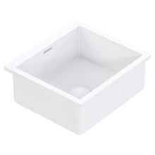 Cdesign 360mm Matte White Undermount Basin with Overflow