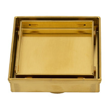 Tile Insert 100mm Stainless Steel  Floor Waste With 50mm Outlet