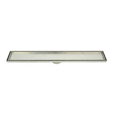 Tile Insert 100mm Linear Shower Grate with 90mm Outlet