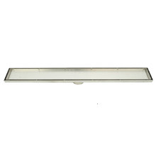 Tile Insert 100mm Linear Shower Grate With 38mm Outlet