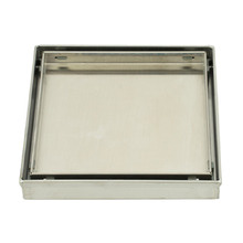 Tile Insert Stainless Steel Floor Waste With 90mm Outlet