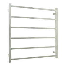 Non-Heated 800 x 830mm Polished Chrome Square Towel Rail