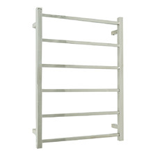 Non-Heated 500 x 830mm Mirror Polished 6 Bar Towel Rail