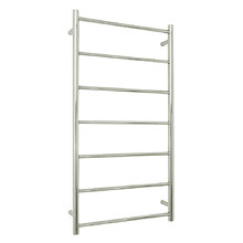 600 x 1130mm Mirror Polished 7 Bar Round Towel Rail