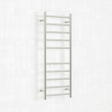 430 x 1100mm Low Voltage Round Heated Towel Rail