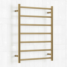 600 x 800mm Round Heated Towel Rail