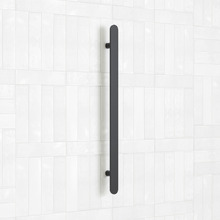 900mm Single Heated Vertical Towel Bar