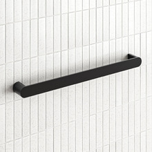 Flat-Faced 800mm Single Heated Towel Rail