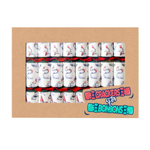 Mr. Snowman Novelty Christmas Crackers (Set of 8)