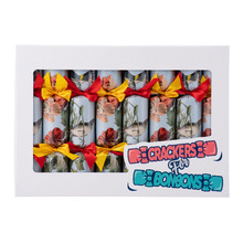 8 Piece Birds & Flowers Luxury Christmas Cracker Set