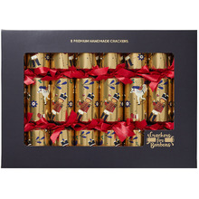 Gold Toy Soldier Luxury Christmas Crackers (Set of 8)