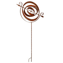 Rust Orb Wind Spinner