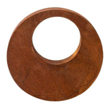 44cm Rust Ring Garden Ornament