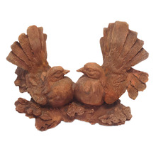 Fantail Birds Garden Statue