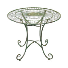 Adeline Round Steel Outdoor Dining Table