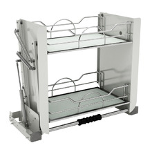 2 Tier Pull-Down Kitchen Storage