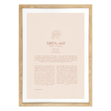 Blush Zodiac Aries Child Printed Wall Art