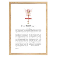 Zodiac Scorpio Child Printed Wall Art
