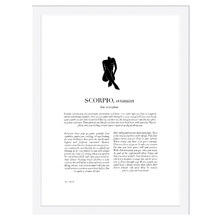 Scorpio Woman II Printed Wall Art