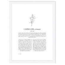 Zodiac Woman I Capricorn Printed Wall Art