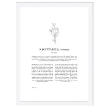 Zodiac Woman I Sagittarius Printed Wall Art