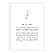 Zodiac Woman I Cancer Printed Wall Art