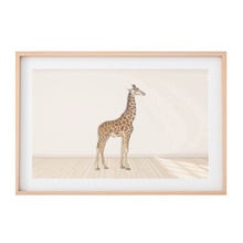 Baby Giraffe Printed Wall Art