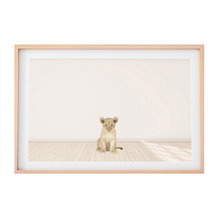 Baby Lion Printed Wall Art