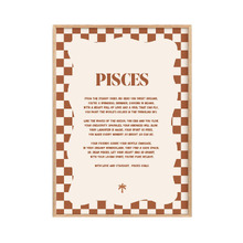 Zodiac Pisces Child Paper Print Wall Art