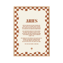 Zodiac Aries Child Paper Print Wall Art