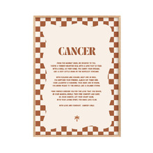 Zodiac Cancer Child Paper Print Wall Art