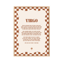Zodiac Virgo Child Paper Print Wall Art