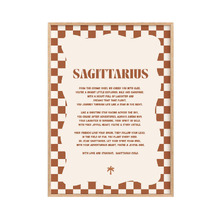 Zodiac Sagittarius Child Paper Print Wall Art