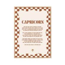 Zodiac Capricorn Child Paper Print Wall Art