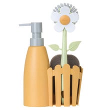 3 Piece Florganic Sink Caddy with Soap Dispenser Set