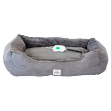 Canis Faux Fur Electric Heated Pet Bed