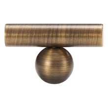 Hamilton Brass T-Bar Knob (Set of 2)