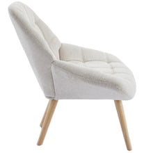 Brittany Rubberwood Accent Chair
