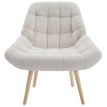 Brittany Rubberwood Accent Chair