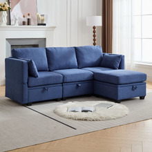 Juno 3 Seater Modular Sofa & Ottoman Set