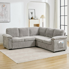Eviana 5 Seater Single Modular Sofa Bed