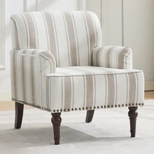 Grecia Striped Accent Chair