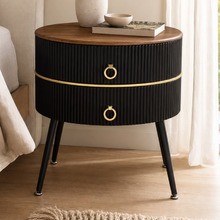 Lulu 2 Drawer Bedside Table