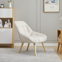 Brittany Rubberwood Accent Chair