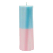 2 Tone Pillar Soy-Blend Candle