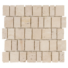 Idris Honed Travertine Mosaic Tile
