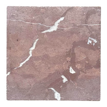 Isha 200 x 200mm Tumbled Merlot Marble Square Tile