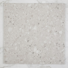 Hadfair 600 x 600mm Silver Terrazzo Look Porcelain Tile