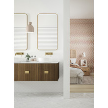 Havenford Gloss Chalk Square Ceramic Tile