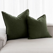Classic European Linen Cushion Cover